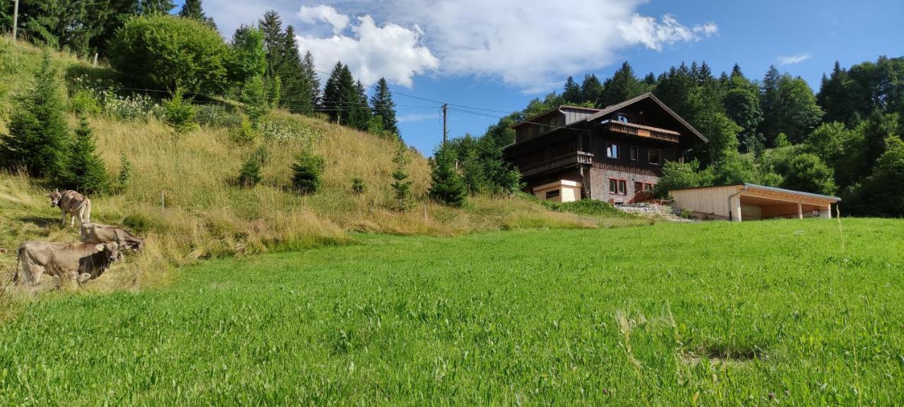 Ferienwohnung Ferienhaus Am Berg Oberstaufen Exterior foto