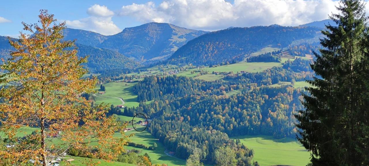 Ferienwohnung Ferienhaus Am Berg Oberstaufen Exterior foto