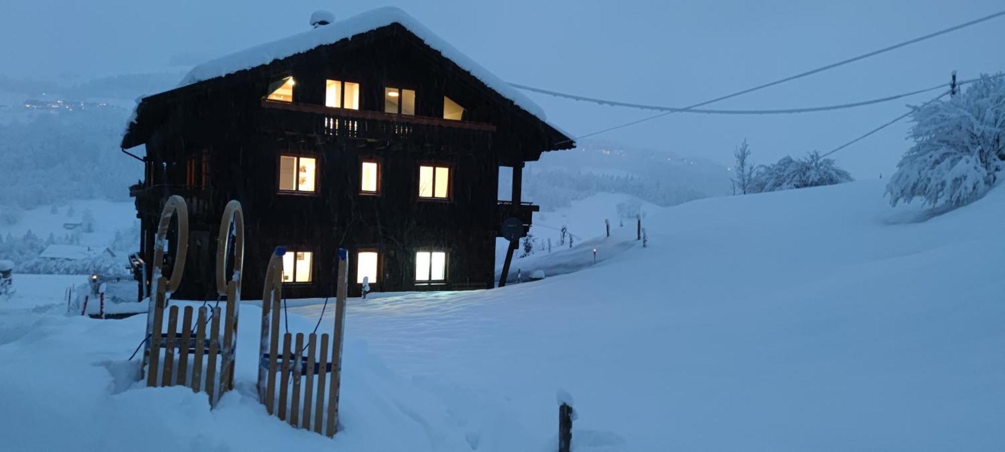 Ferienwohnung Ferienhaus Am Berg Oberstaufen Exterior foto