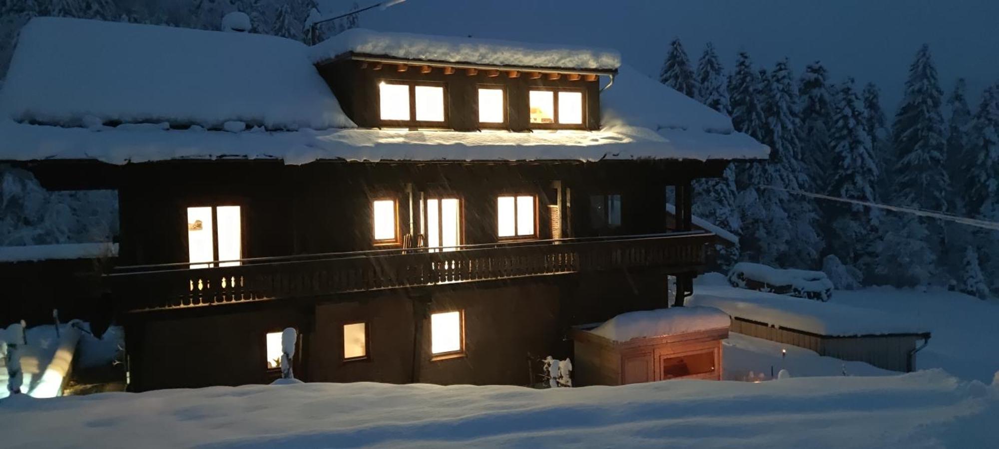 Ferienwohnung Ferienhaus Am Berg Oberstaufen Exterior foto