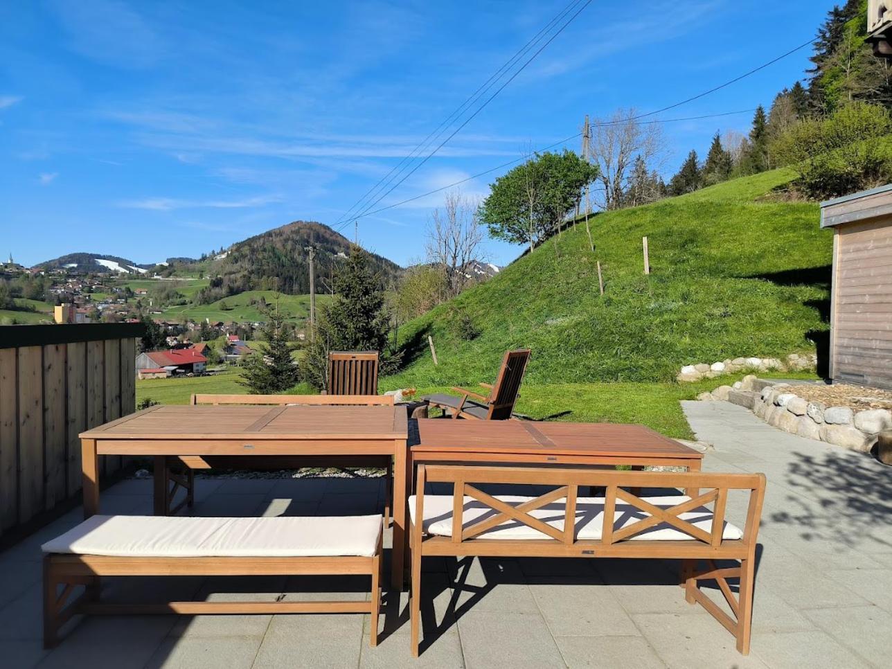 Ferienwohnung Ferienhaus Am Berg Oberstaufen Zimmer foto