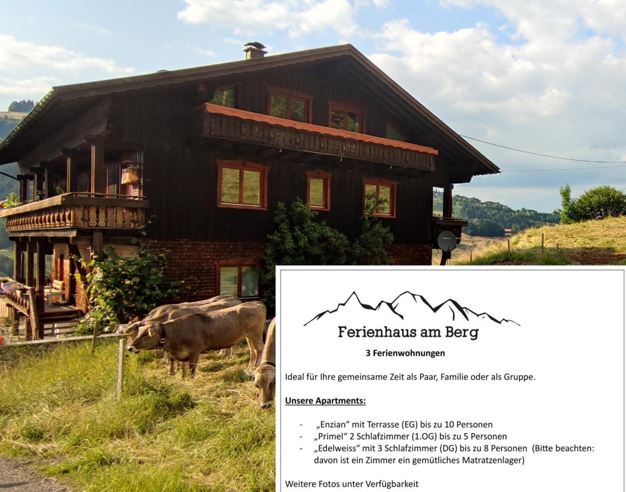 Ferienwohnung Ferienhaus Am Berg Oberstaufen Exterior foto